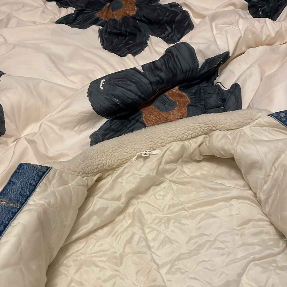 Pacsun Denim and shearling cropped jacket - Picture 5 of 7